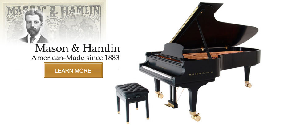 Mason and Hamlin concert grand piano
