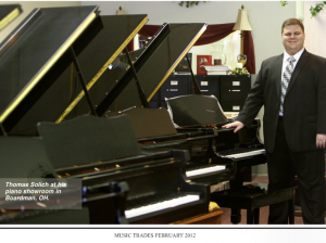 Solich Piano in Music Trades magazine