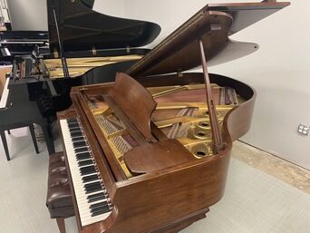 Mason and Hamlin Model A grand piano side view Mason and Hamlin Model A grand piano side view