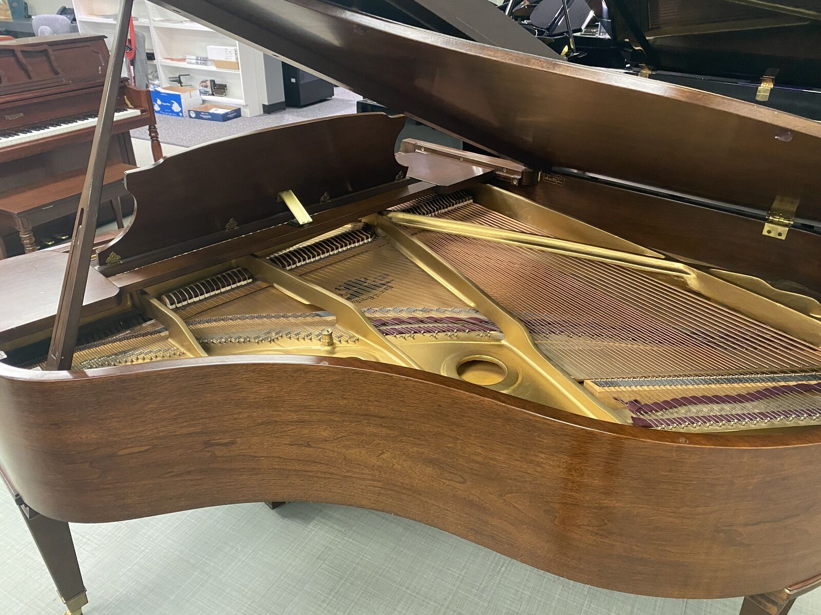 Mason and Hamlin Model A grand piano sounboard Mason and Hamlin Model A grand piano sounboard