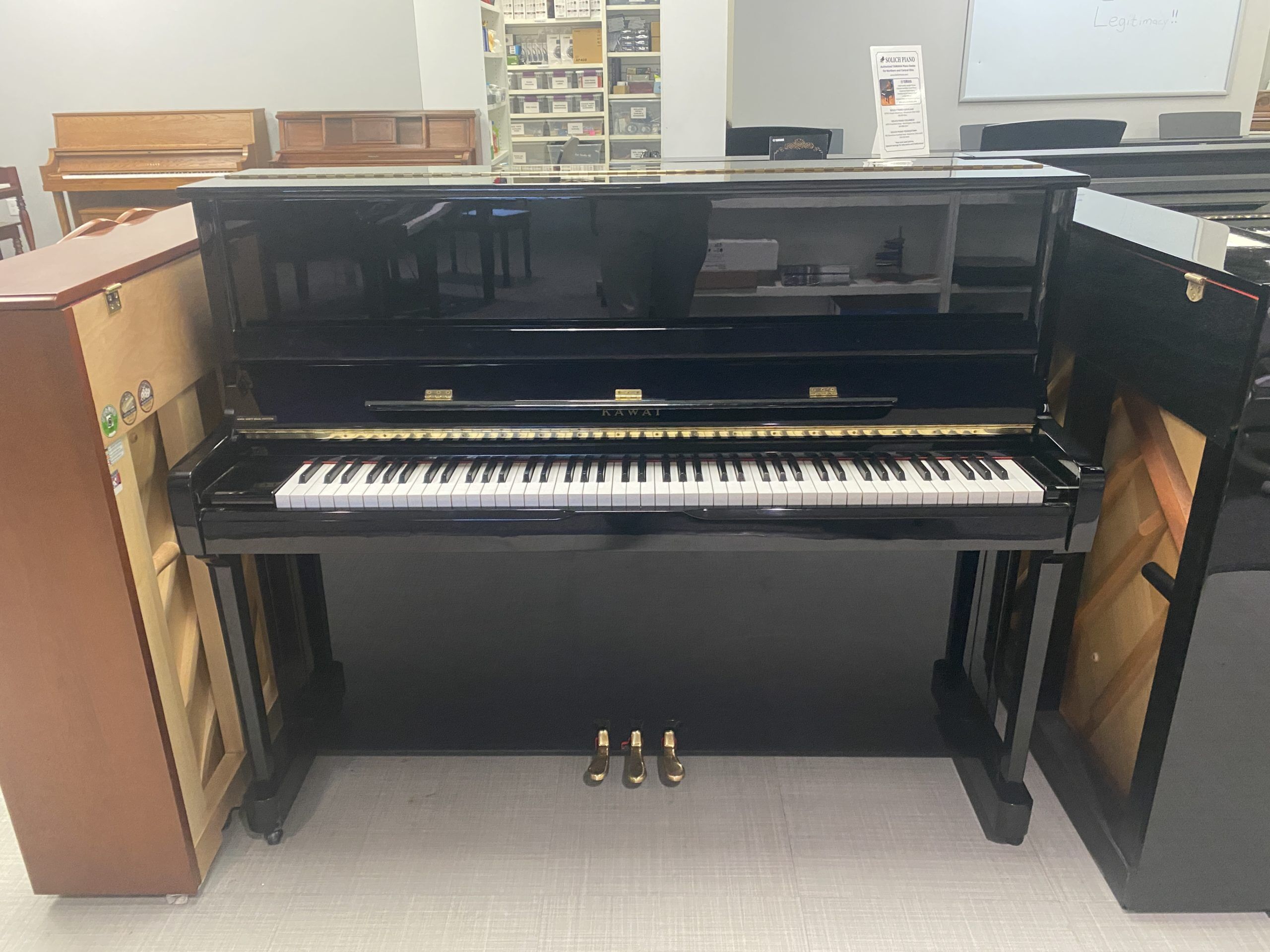 Kawai K-3 upright piano in immaculate condition Solich Piano Kawai K-3 upright piano in immaculate condition