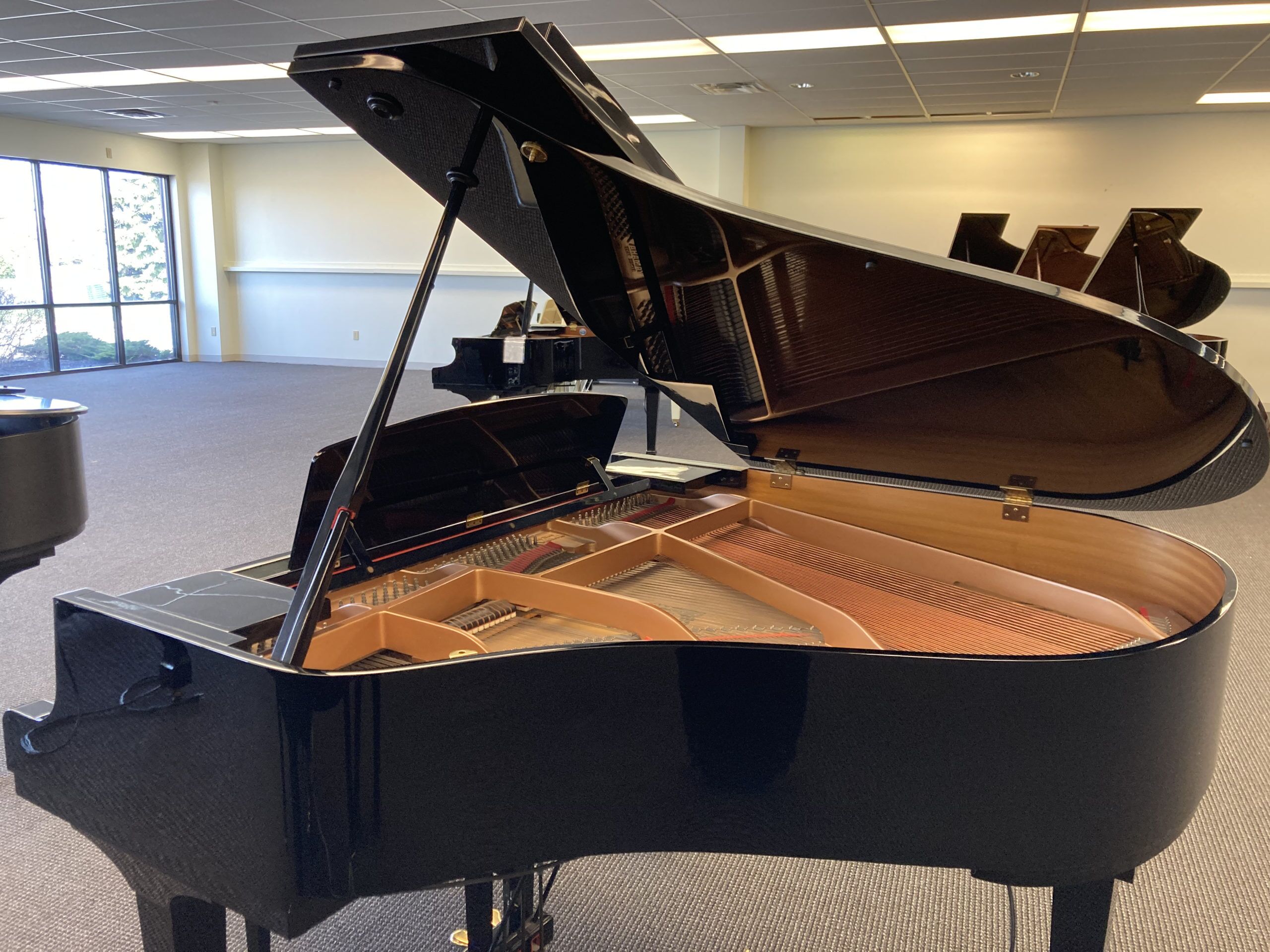 Yamaha GH1 used grand piano side angle Yamaha GH1 used grand piano side angle