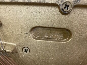 Baldwin Studio SE upright piano soundboard serial Baldwin Studio SE upright piano soundboard serial