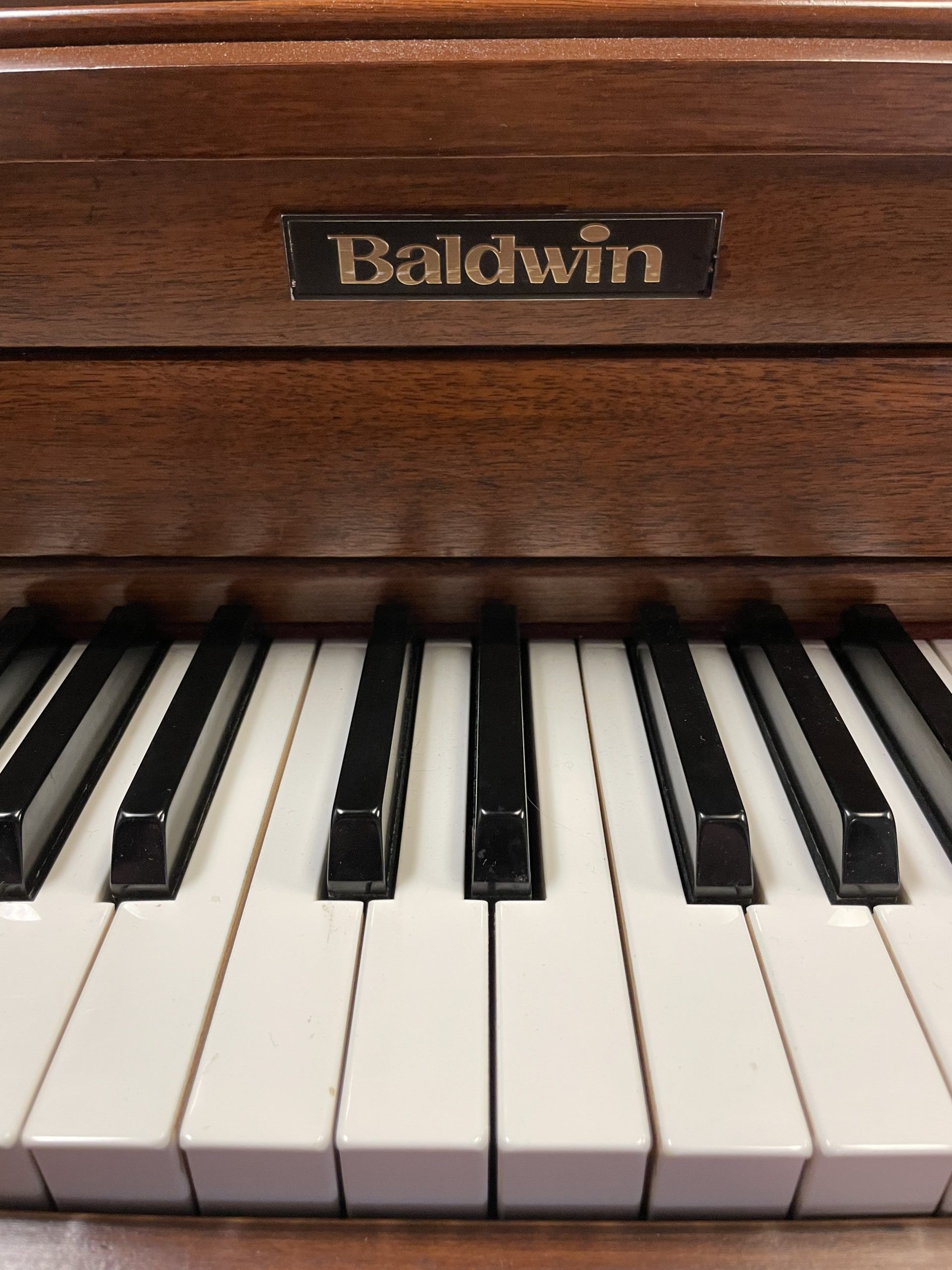 Baldwin 600 Piano Second Keys View Baldwin 600 Piano Second Keys View