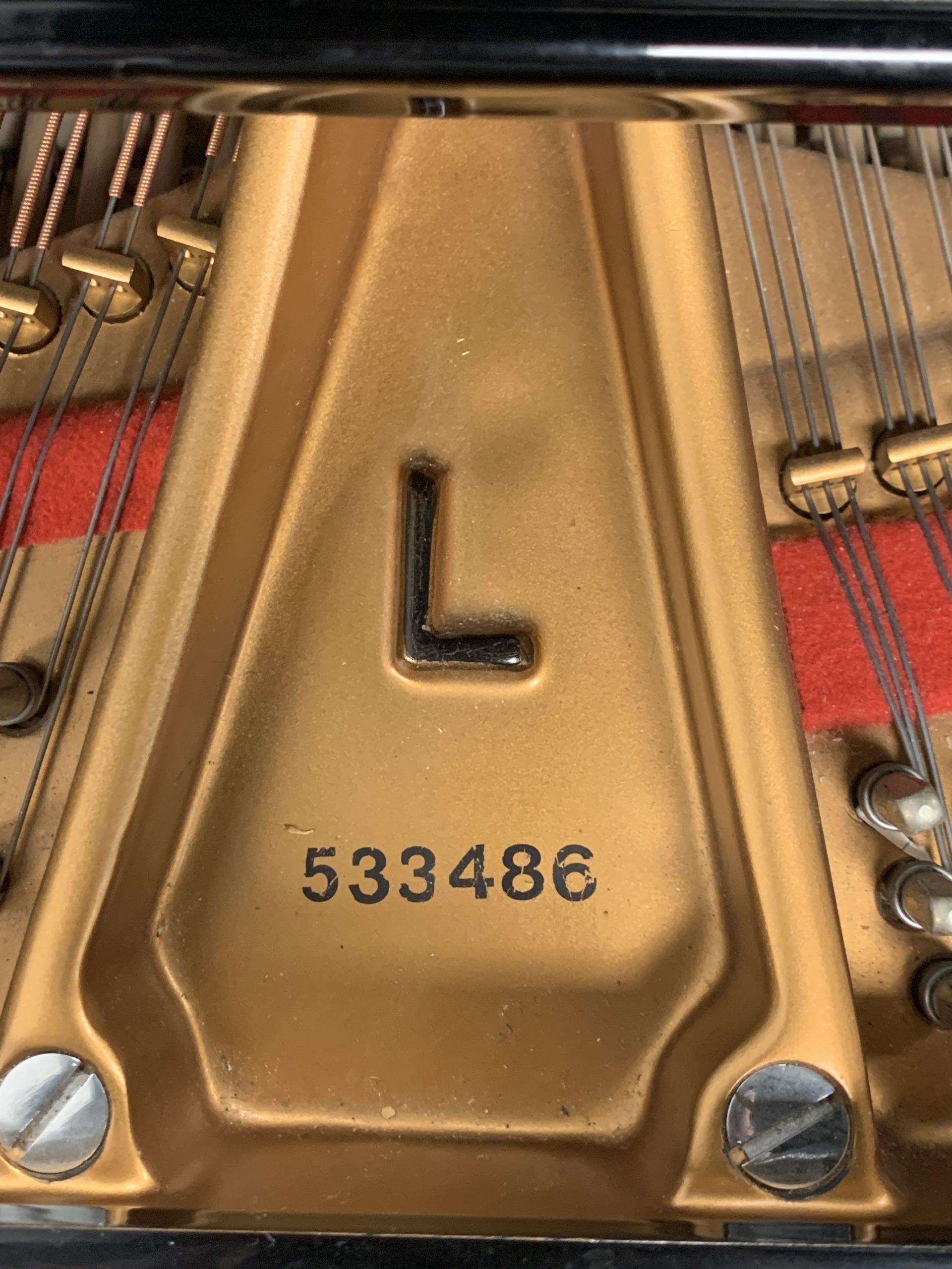 Steinway L Piano Serial Number View Steinway L Piano Serial Number View
