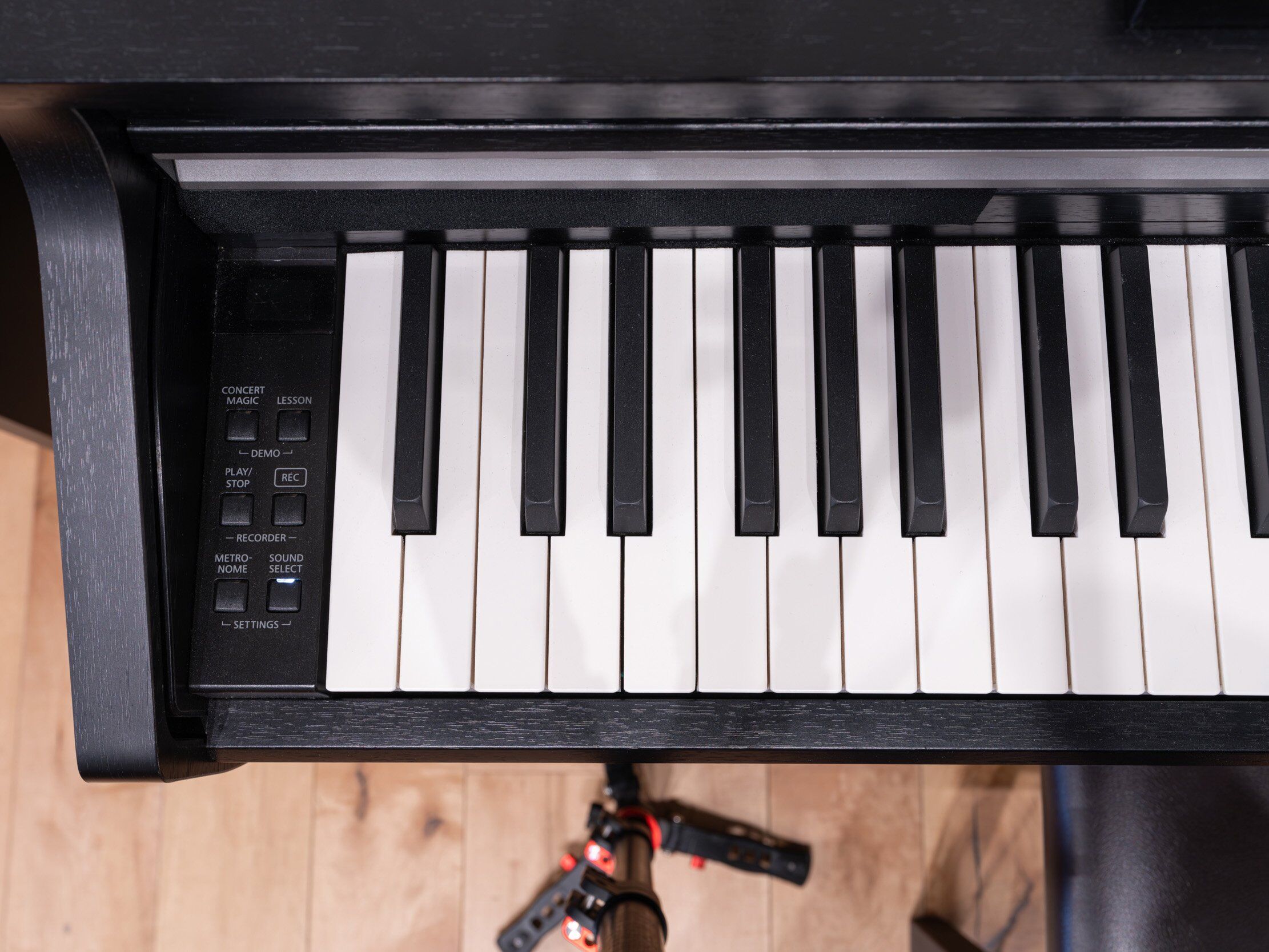 Solich Piano Cleveland - Kawai CA48B - Front View Keyboard Close