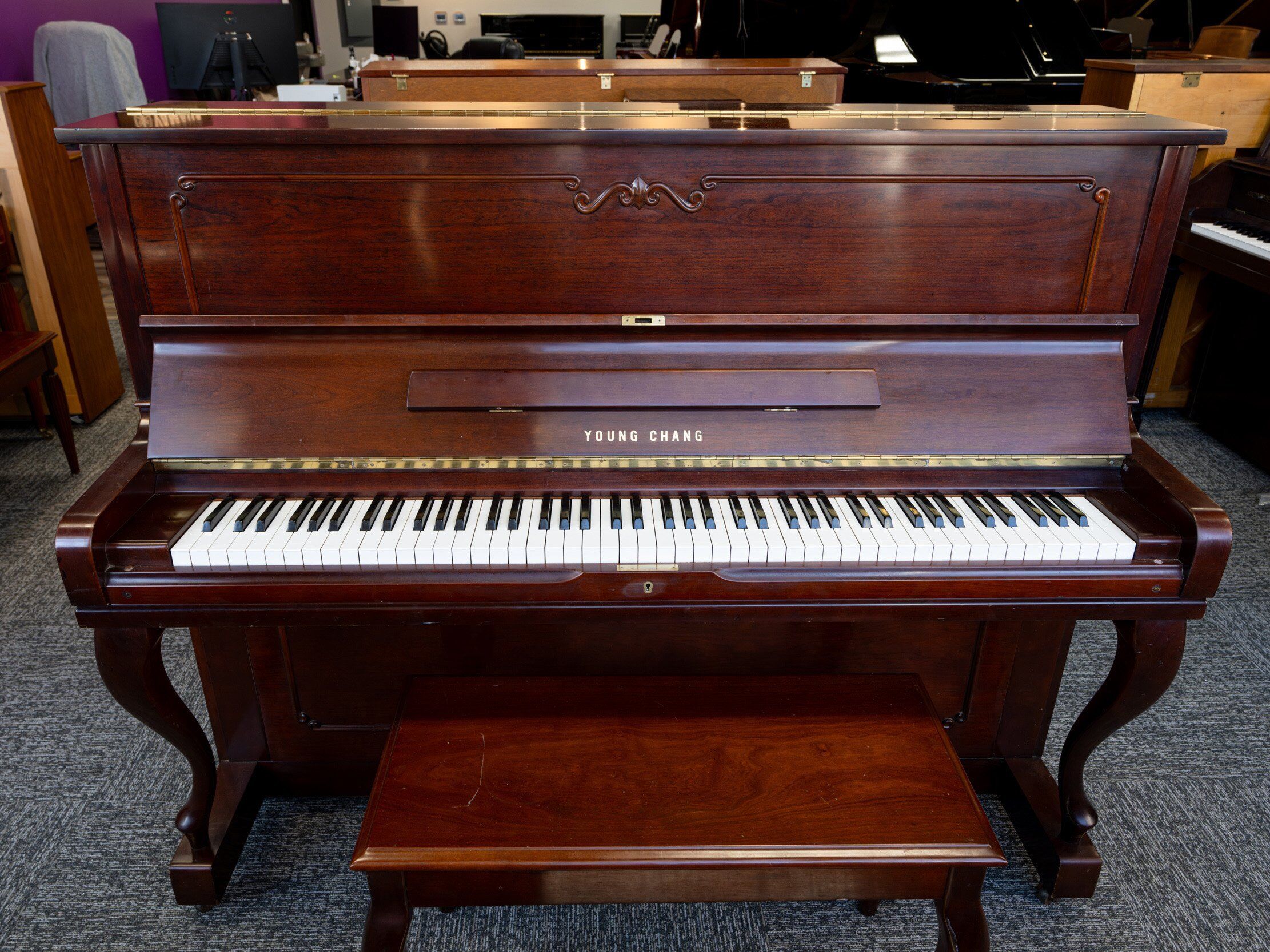 Solich Piano Pittsburgh - Young Chang U121 - Front View