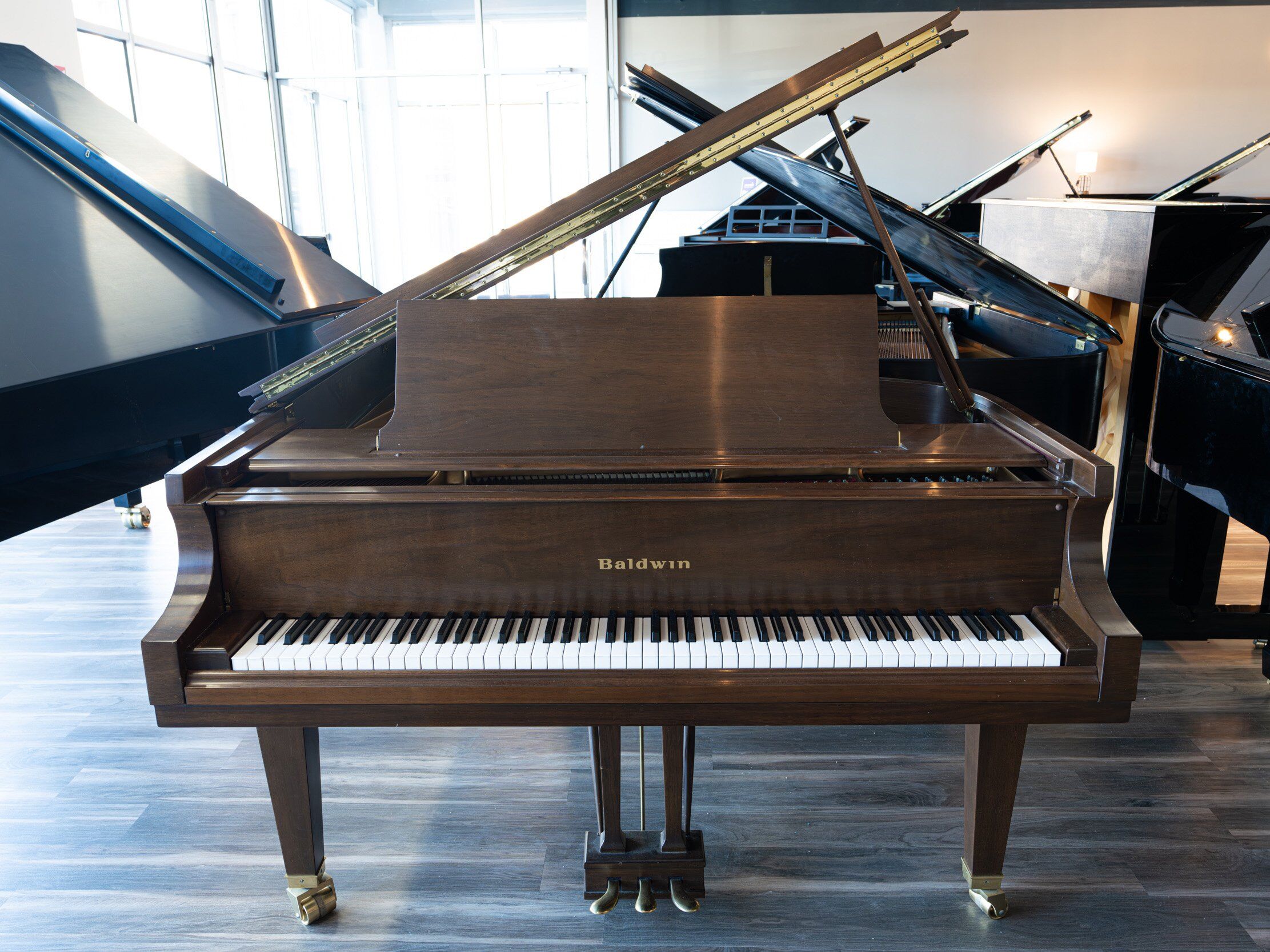 Solich Piano Detroit - Baldwin L Walnut - Front View