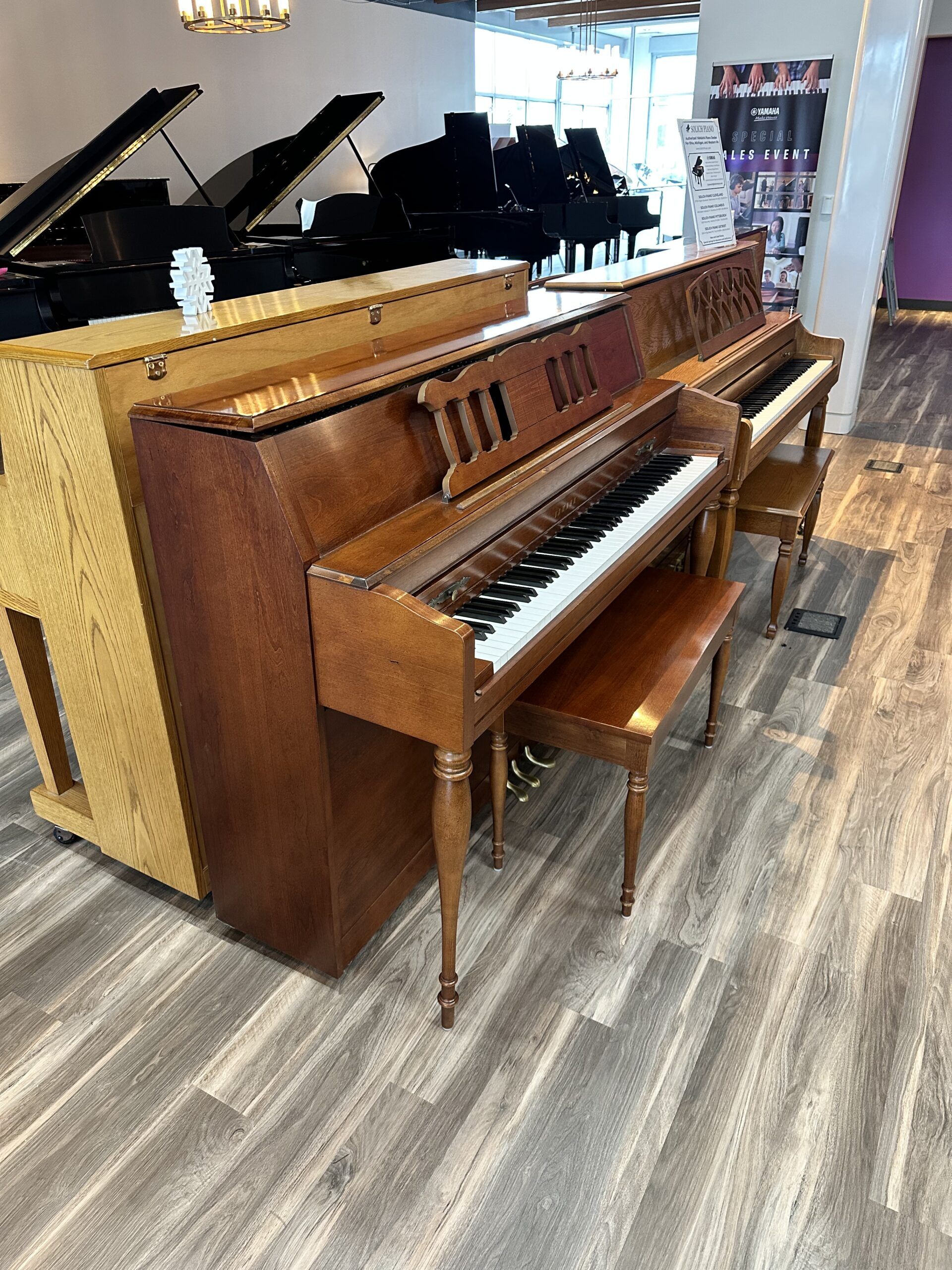 Yamaha-M306-Cherry-Left-Side-View