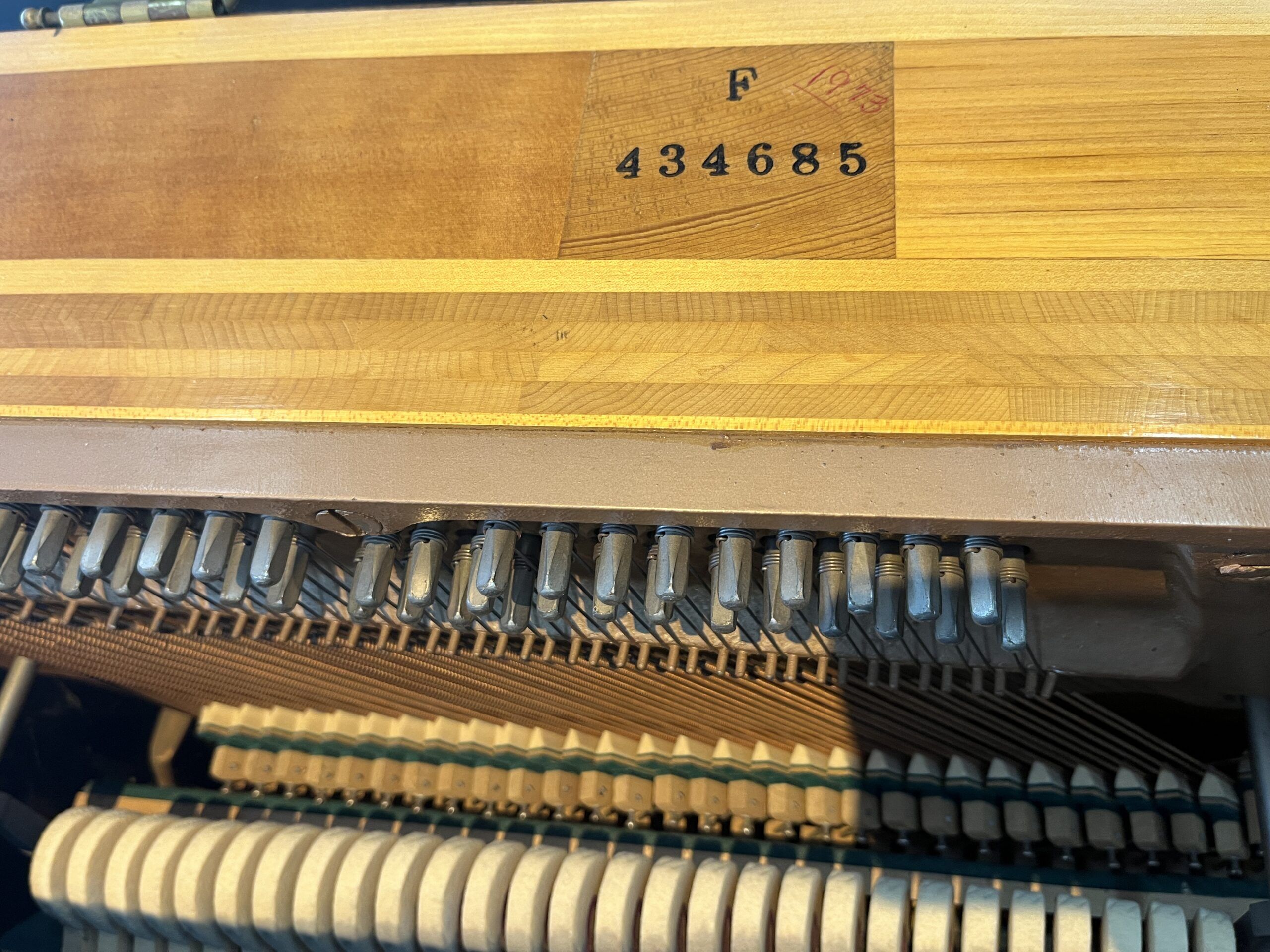 Steinway-Model-F-matte-black-434685-serial-number-view