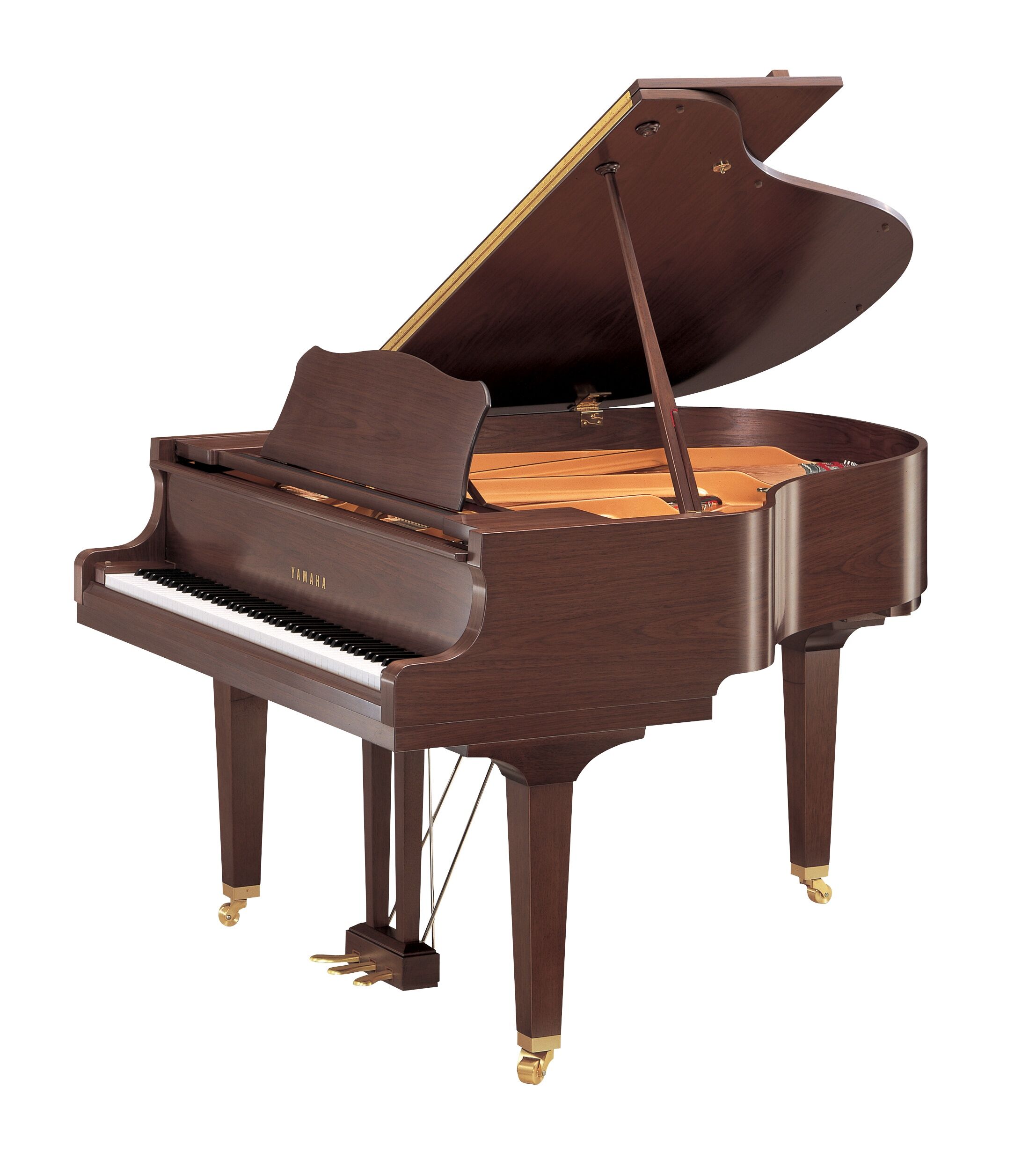 Yamaha グランドピアノ ダークブラウン YAMAHA GC1M Grand | Satin American Walnut | Yamaha Piano Dealer