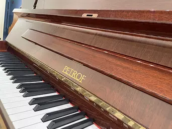 Petrof P125 Piano Keys View Petrof P125 Piano Keys View