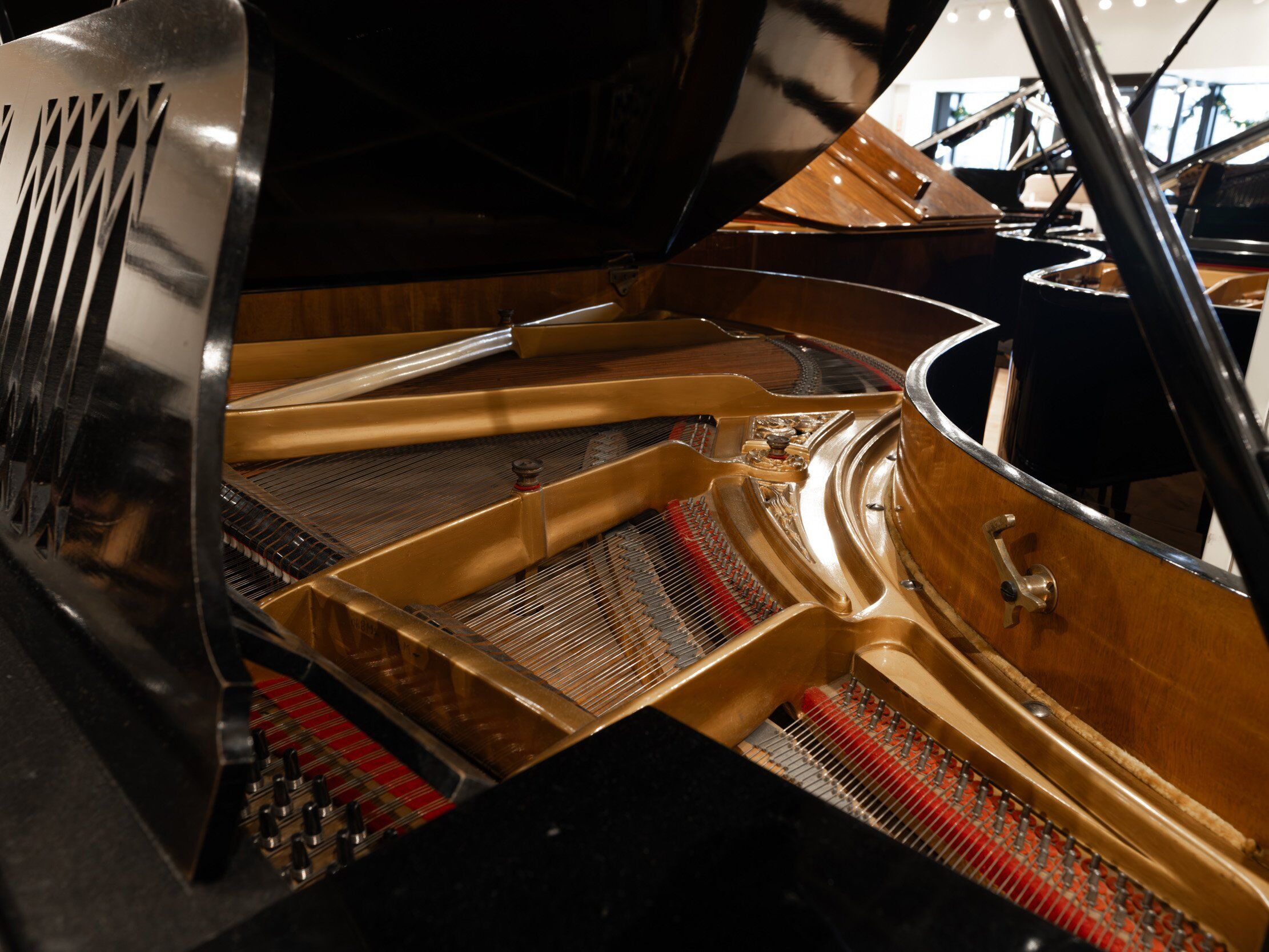Solich Piano Cleveland - Ibach Grand - Right Side Soundboard
