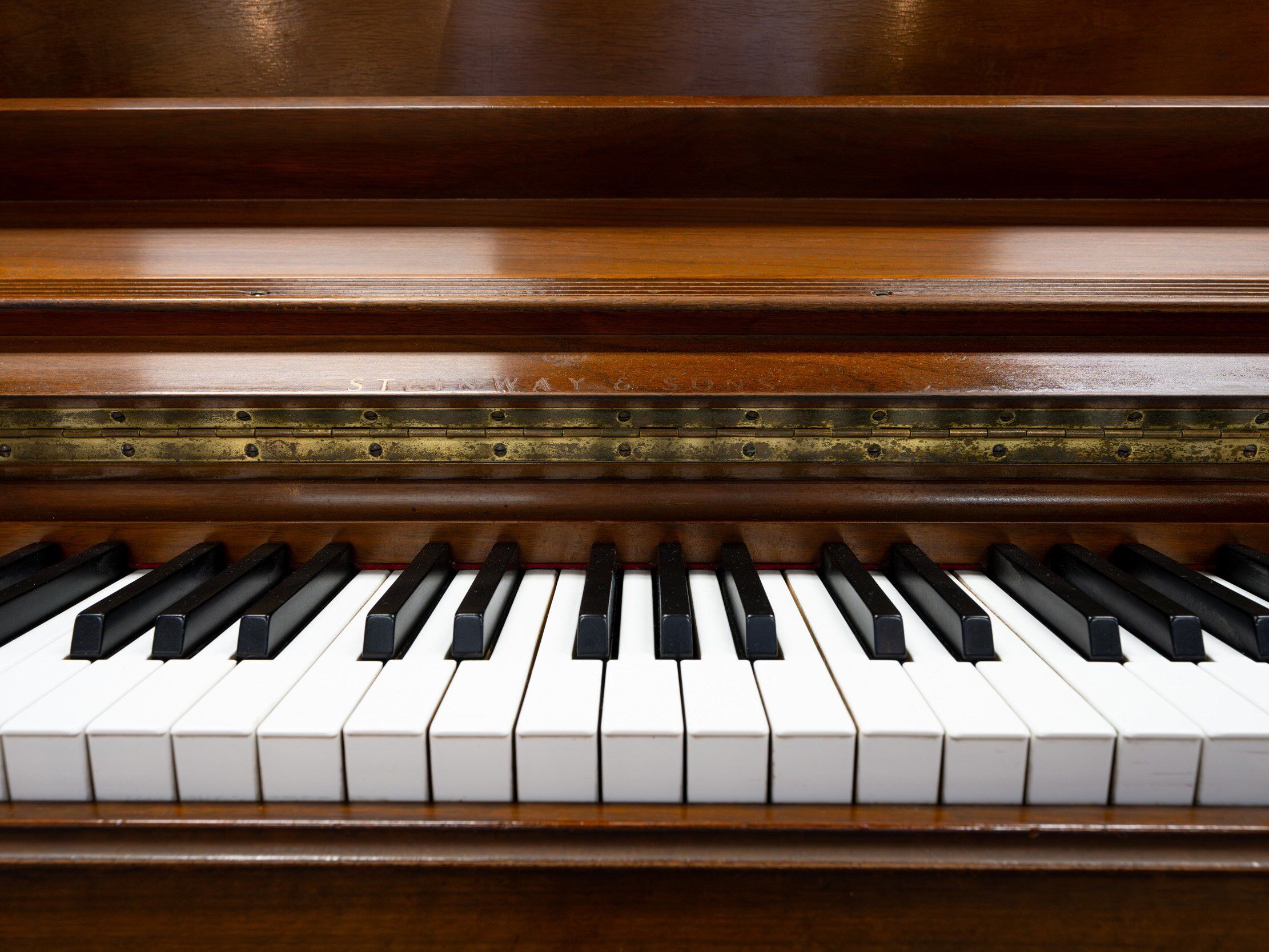 Solich Piano Pittsburgh - Steinway Model 1098 - Front View Keyboard