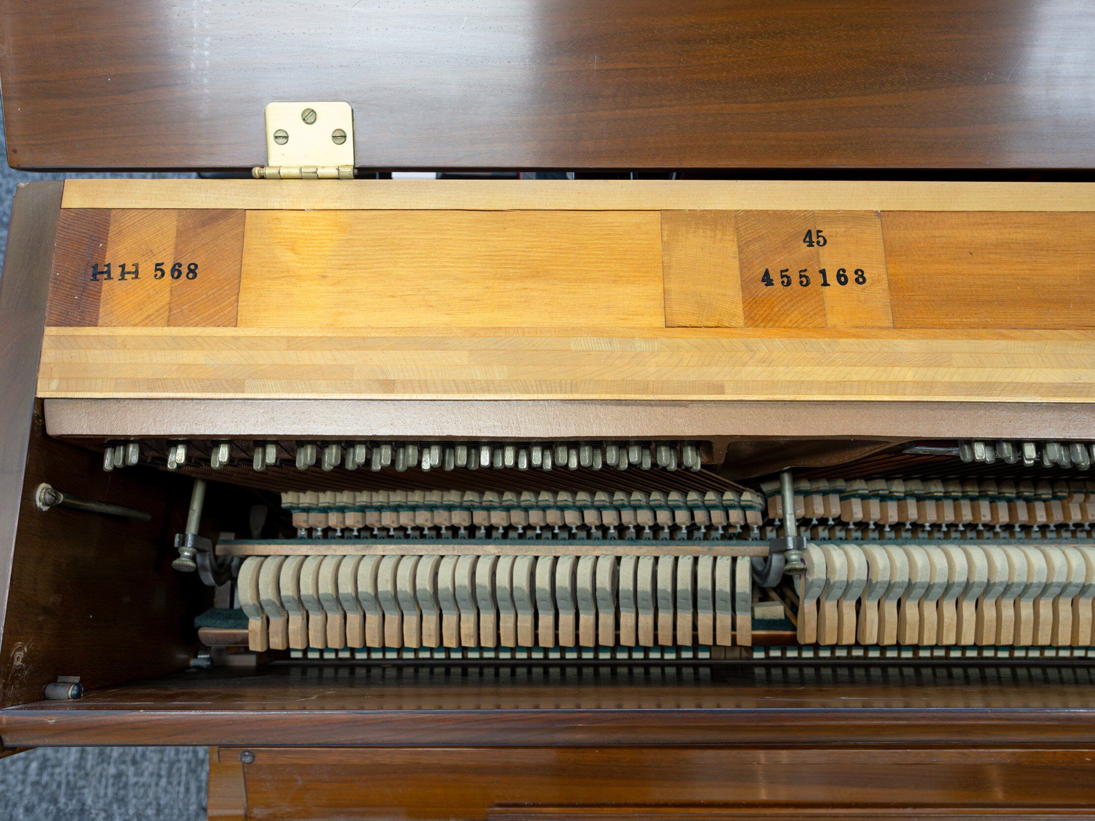 Solich Piano Pittsburgh - Steinway Model 1098 - Overhead Soundboard