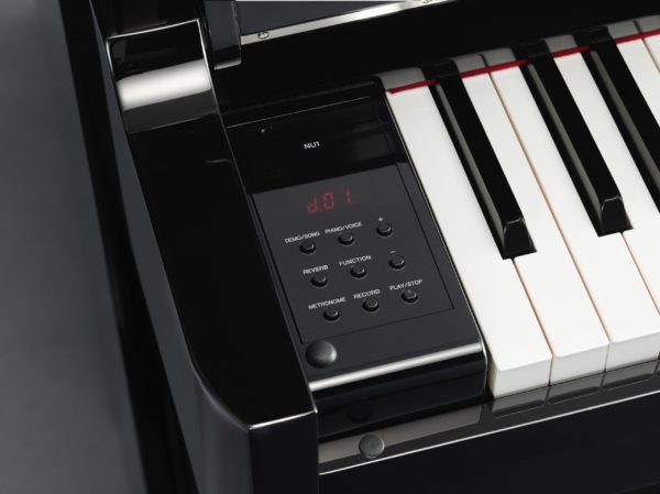 Yamaha NU1 piano - keyboard close up