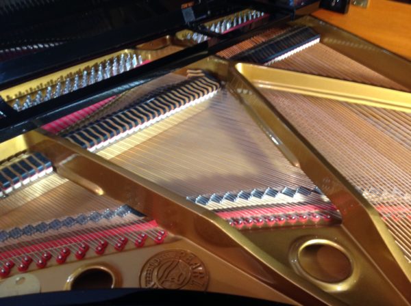 Pearl River GP142 baby grand piano soundboard