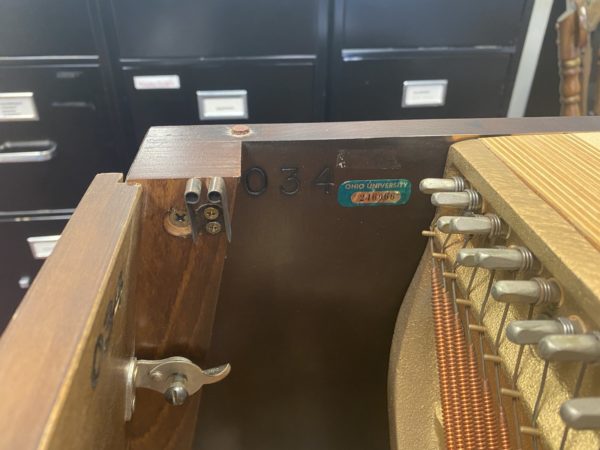 Charles Walter upright piano serial number