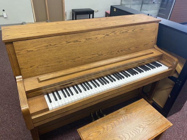 charles walter upright piano side view