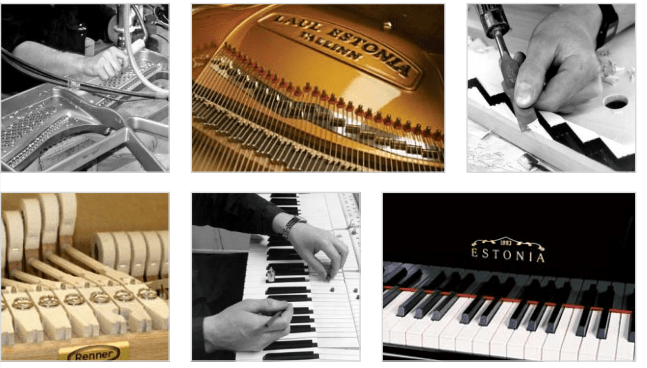 Estonia piano craftsmanship
