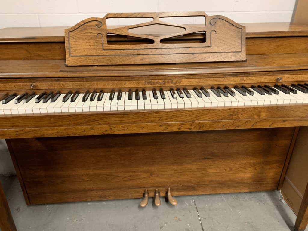 Used Hallet Davis upright piano