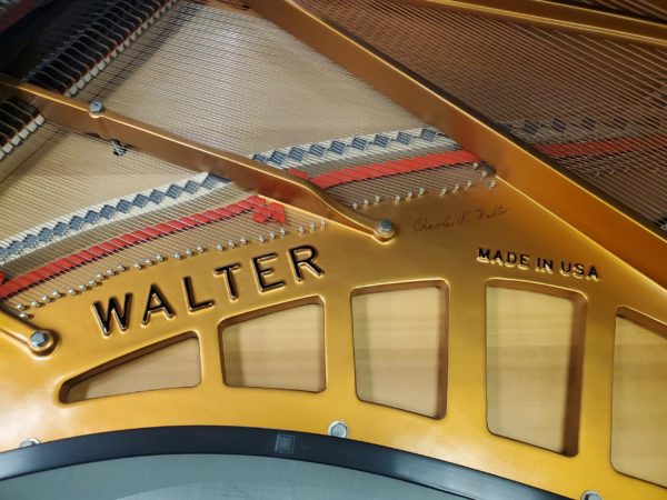 Charles R Walter W175 satin ebony soundboard