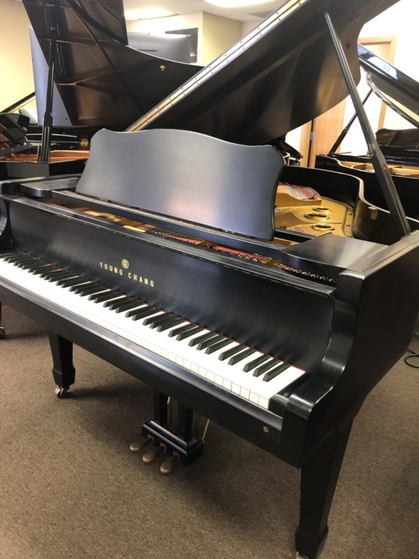 Young Chang G175 G109879 right angle view grand piano