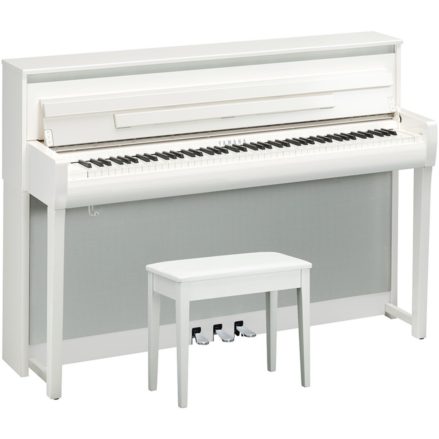 Yamaha CLP785 Polished White Solich Piano