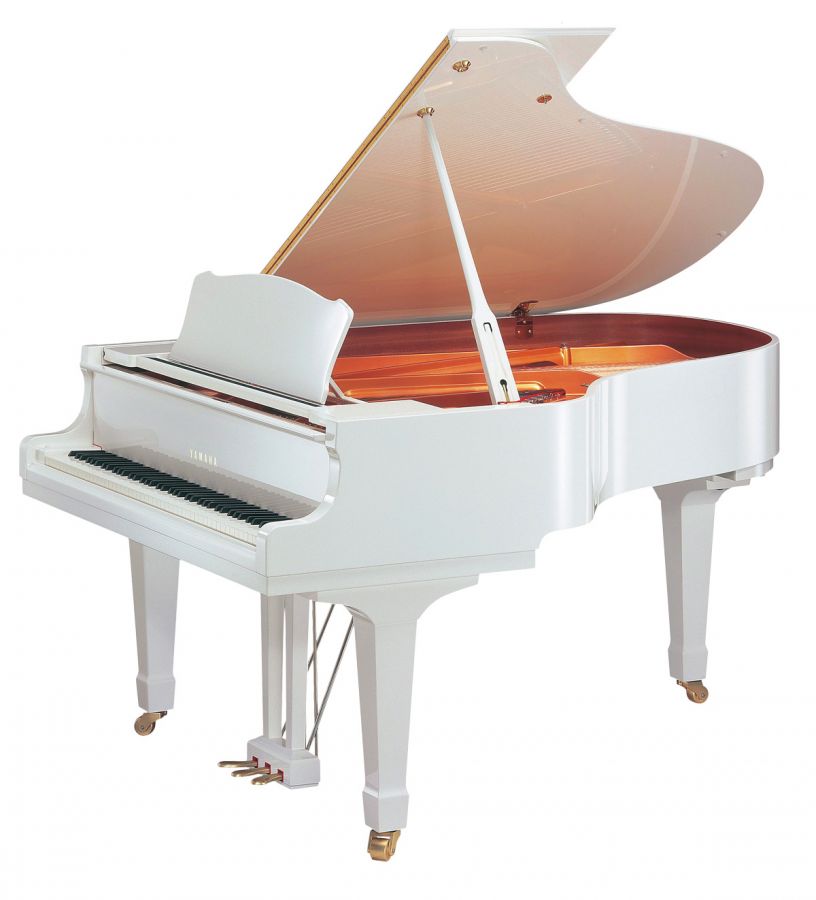 Five Tiers of Yamaha Grand Pianos