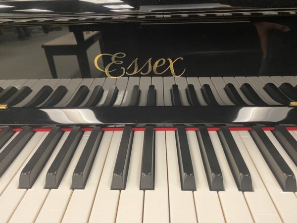 Essex EUP 123 piano name plate