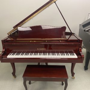 Kawai-GM-10 french mahogany piano front