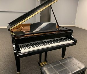 Wurlitzer C143 72275 baby grand piano alt angle