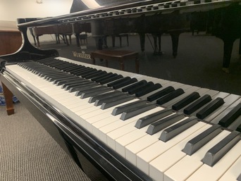 Wurlitzer C143 72275 baby grand piano keys