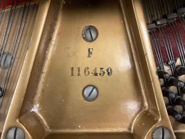 Baldwin F 116459 grand piano serial number