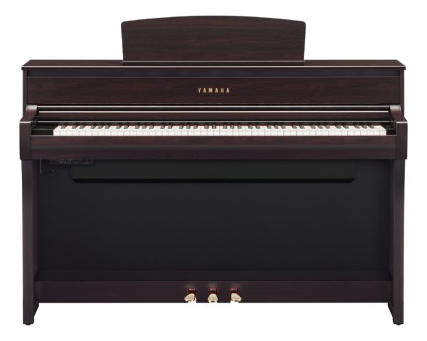 Yamaha CLP-775 Rosewood front view piano keys