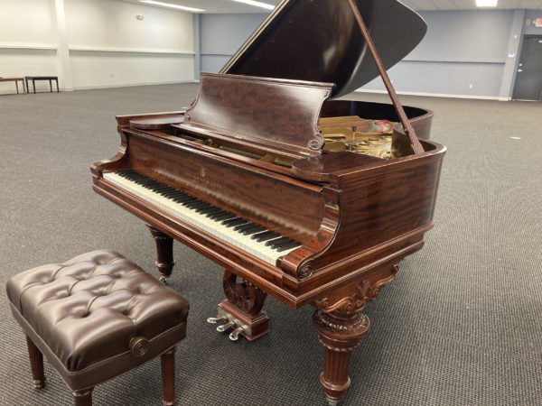 Steinway B 114863 grand piano right angle view