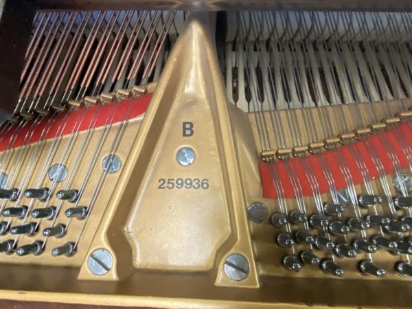 Used Steinway Model B Louis XV grand piano soundboard