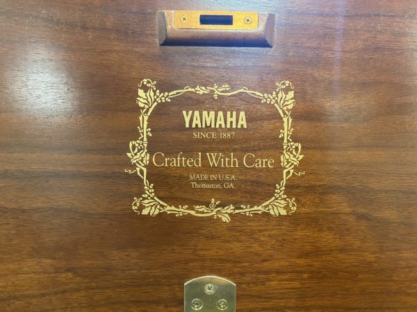 Used Yamaha P22 Walnut upright piano yamaha care