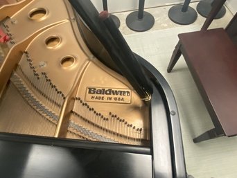 used piano Baldwin Model M SE grand top angle soundboard