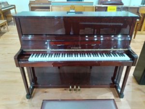 Used Everett Upright piano front view