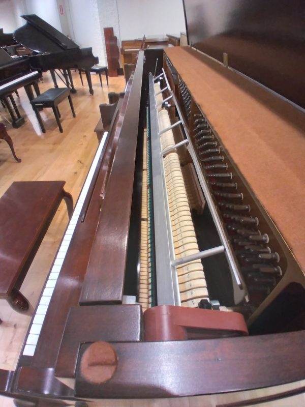Used Young Chang F116 upright piano side view 2