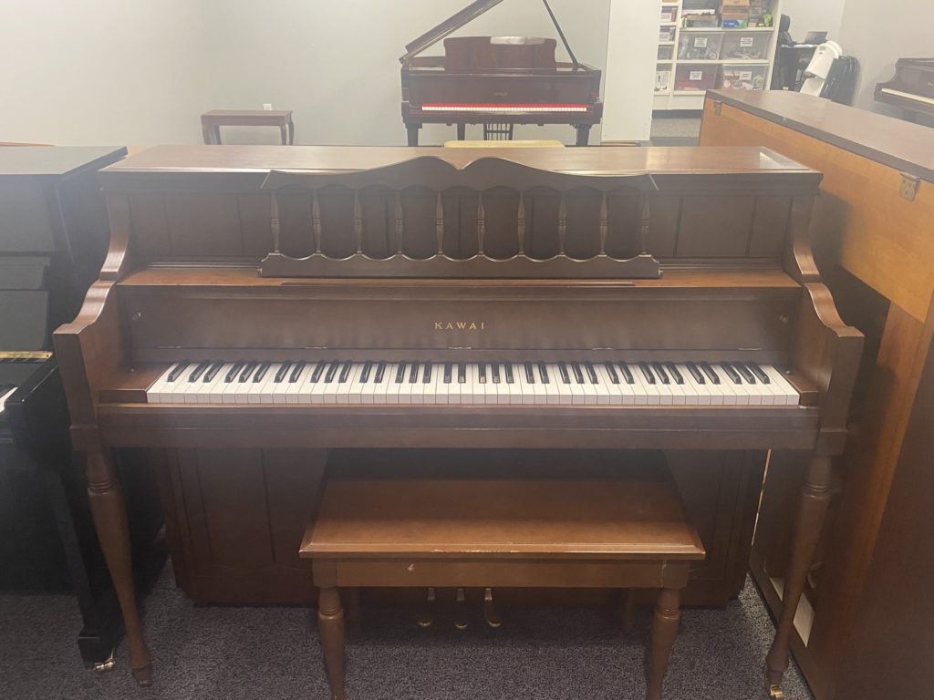 Kawai 801E upright piano hz front view