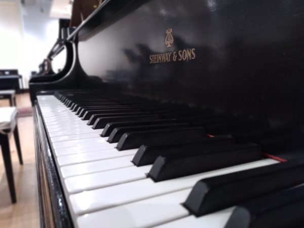 Used Steinway S grand piano keys