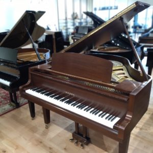 Yamaha GH1 grand piano right angle view