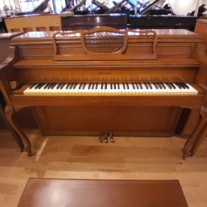 Story and Clark upright piano front view