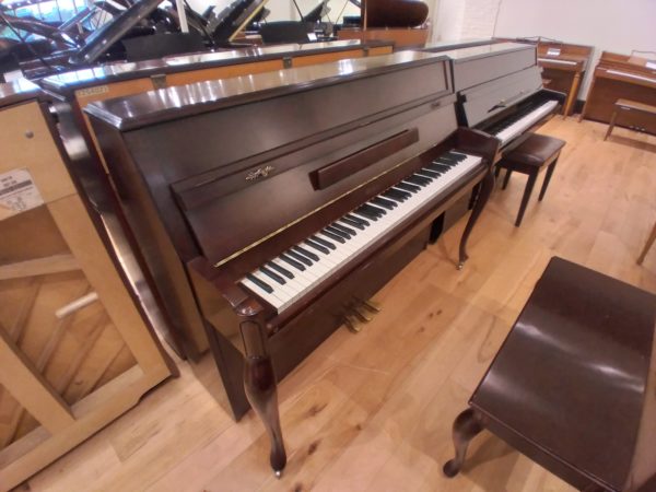 Weber WF-41 upright piano left top angle view