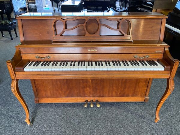 Baldwin 2056 Queen Anne upright piano front view