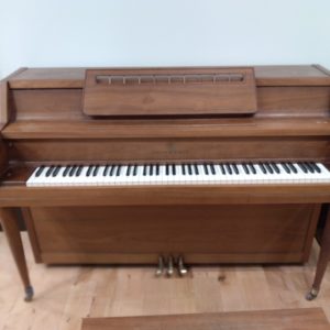 Story and Clark Console used piano front view