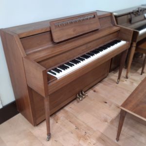 Story and Clark Console used piano left angle view