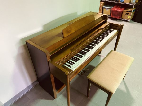 Yamaha Console Piano Left Side View